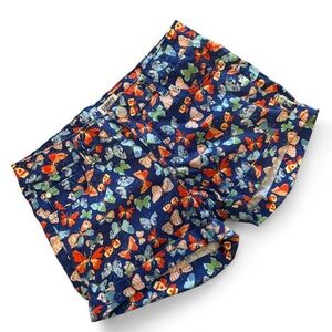 Celebrity Pink Butterfly Print Low Rise Shorts Size 7